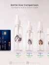 Unicorn Travel Bottles Size Comparison