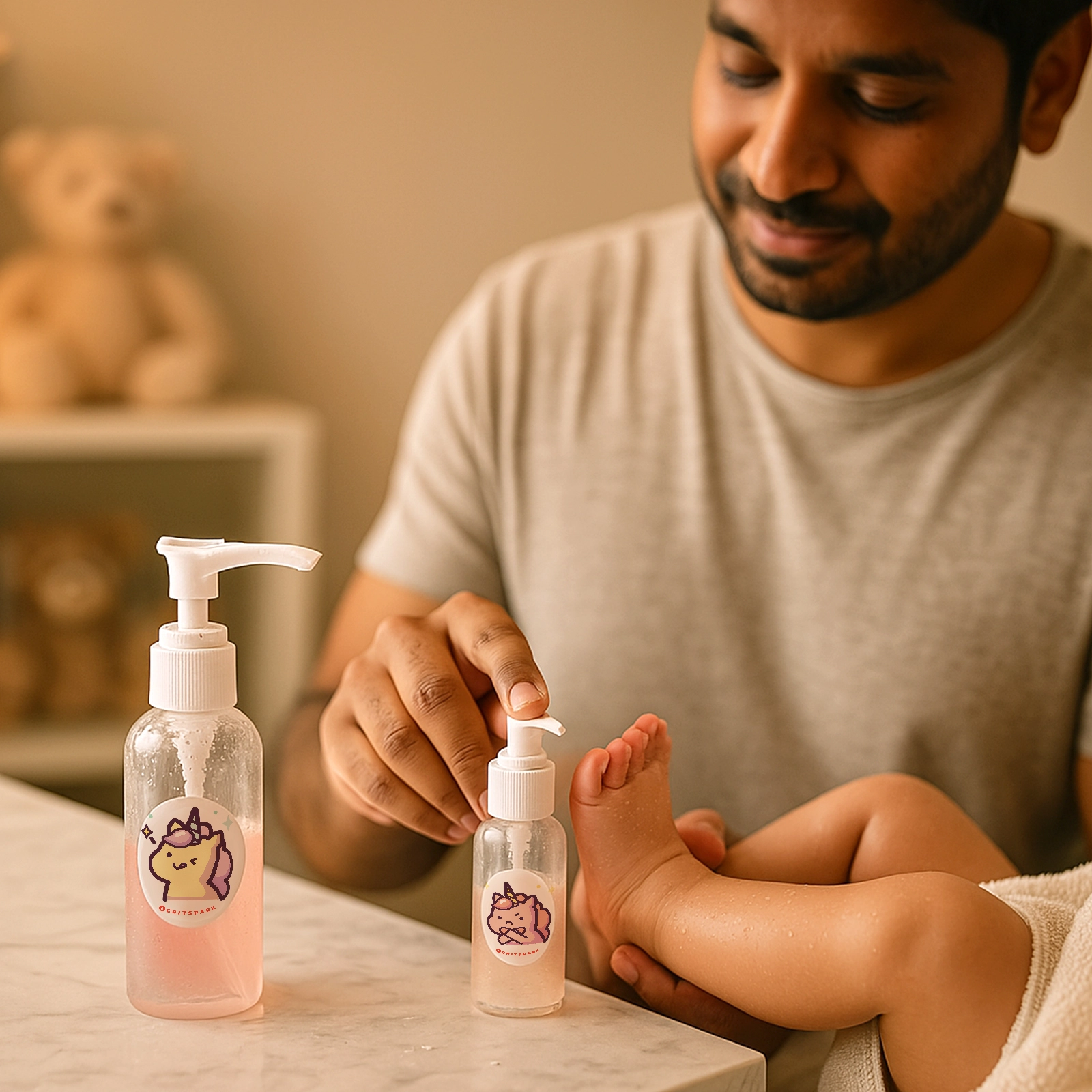 GritSpark Toiletry Kit for Baby Care