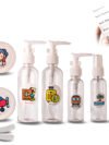 GritSpark Travel Toiletry Bottles Kit Wanderlust Essential