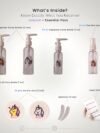 GritSpark Travel Toiletry Bottles Kit Unicorn