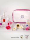GritSpark Travel Toiletry Set Floral Minimalistic