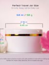 GritSpark Cosmetic Jar White 50g